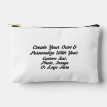 Custom Cosmetic Bag - Personalized Toiletry Pouch