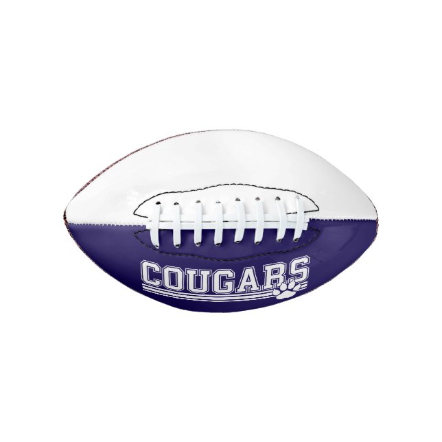 Custom Cougars Mini Football (Front)