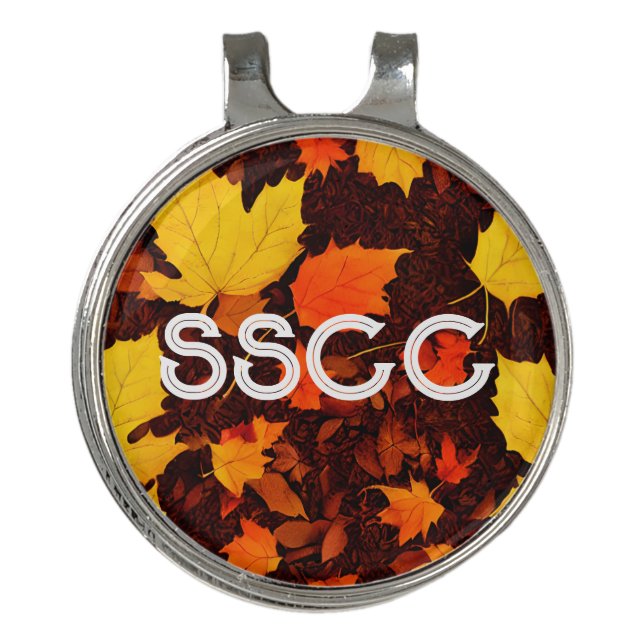Custom Country Club Golf Ball Marker Golf Hat Clip (Front)
