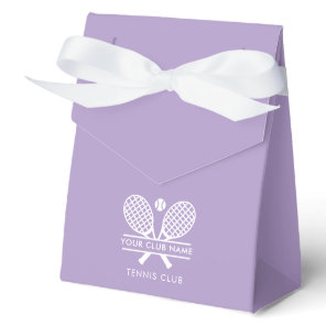 Custom Country Club Name Tennis Favor Boxes