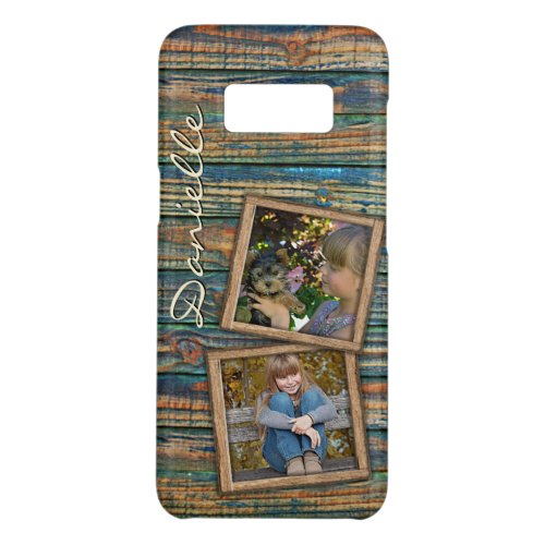 Custom Country Farmhouse Barn Wood Planks Pattern Case_Mate Samsung Galaxy S8 Case