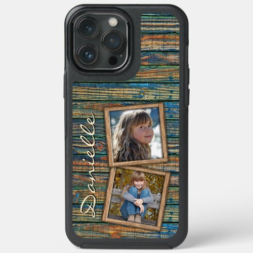 Custom Country Farmhouse Barn Wood Planks Pattern iPhone 13 Pro Max Case