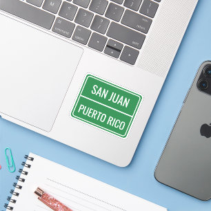 Custom Country Green Street Sign Sticker