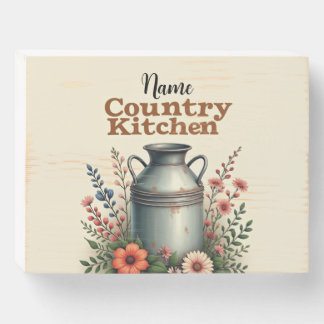 Custom Country Kitchen Sign – [Name]’s Rustic Styl