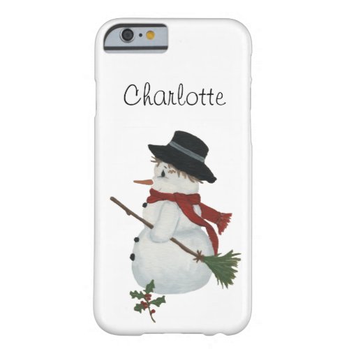 Custom Country Snowman iPhone 66S case