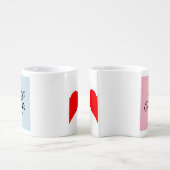 Custom Couple Coffee Mug Set (Side)