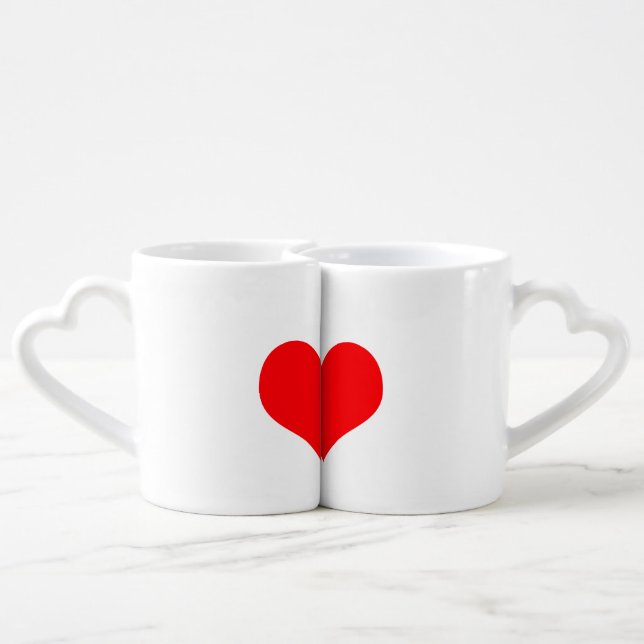 Custom Couple Coffee Mug Set (Back Nesting)