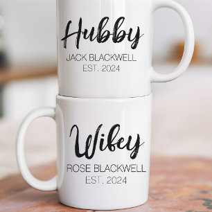 Custom Couple Mug for Wedding Favor or His and Her