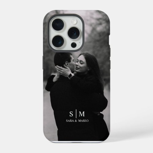 Custom Couple Photo iPhone Case
