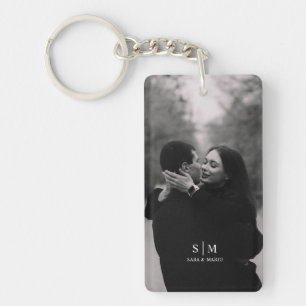 Custom Couple Photo iPhone Case Keychain