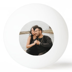 Custom Couple Photo Keepsake Ping Pong Ball