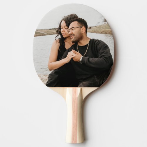 Custom Couple Photo Keepsake Ping Pong Paddle