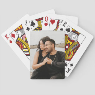 Custom Couple Photo Keepsake Poker Cards