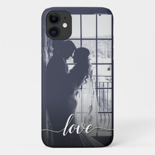 Custom Couple Photo Love iPhone 11 Case - Create your own personalized phone case with your custom image and text. Add your favorite photo, design or artwork to create something really unique.