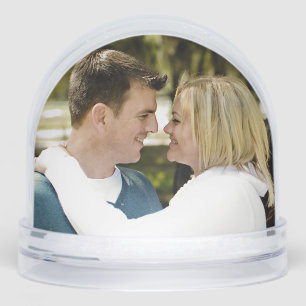 Custom Couple Photo Snow Globe