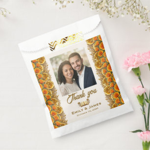 Custom Couple Photo Wedding Favor Seed Packet Enve Bag