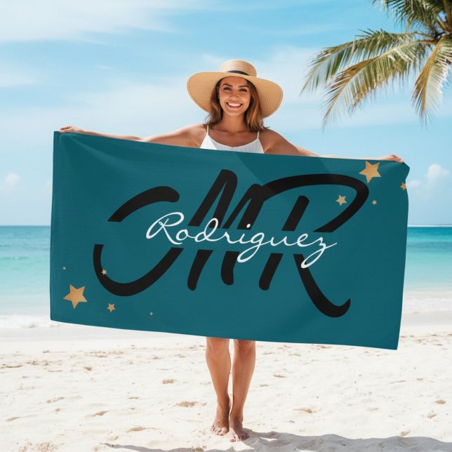 Custom couple towels, beach towels for him and her (Creator Uploaded)