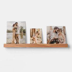 Custom Couple Wedding Photo Script Picture Ledge