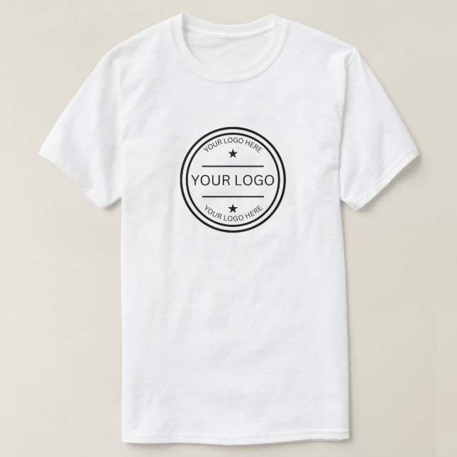 Custom Couple Your Own Text Message Company logo T-Shirt (Design Front)