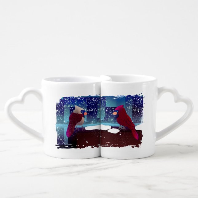 Custom Couples Christmas Holiday Mug (Front Nesting)