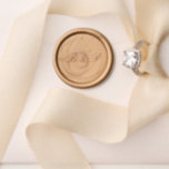 Custom Couple's Monogram Elegant Script Wedding Wax Seal Stamp<br><div class="desc">Create your own couple's monogram wax seal stamp. Add the bride and groom's initials for a simple, elegant script seal. The calligraphy script is light and fine. You can choose your color of wax, like gold, bronze or copper. This wedding wax seal coordinates well with my original design wedding suite...</div>
