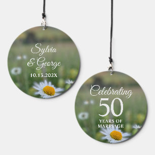 Custom Couples Name Keepsake 50th Anniversary Gift Wind Chime