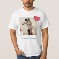 Custom Couples Photo Name Text Personalized