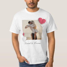 Custom Couples Photo Name Text Personalized