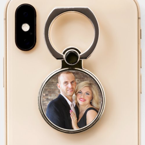 Custom Couples Photo Phone Ring Stand