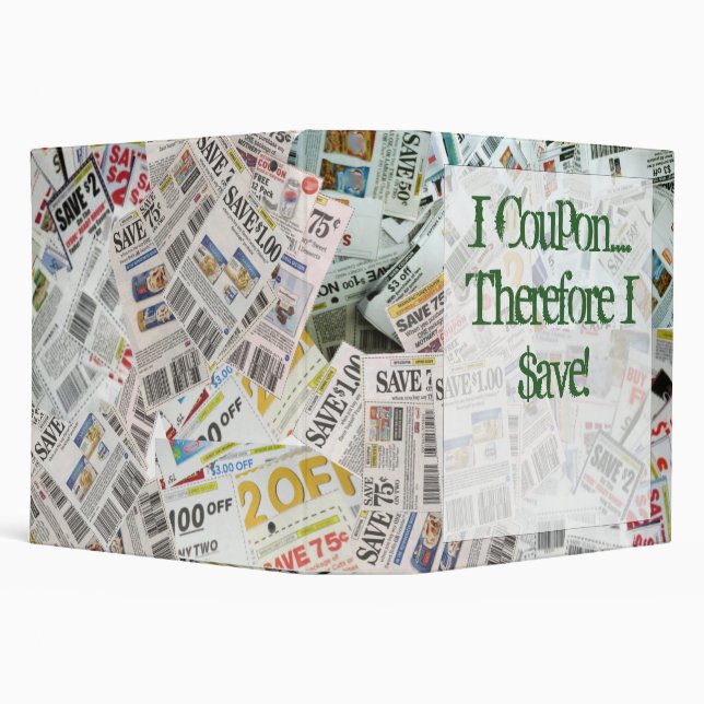 Custom Coupon Binder Organizer Extreme Coupons (Background)