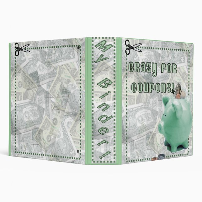 Custom Coupon Binder Organizer Extreme Coupons (Background)