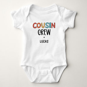 Custom Cousin Crew Matching Retro Family Cousins Baby Bodysuit