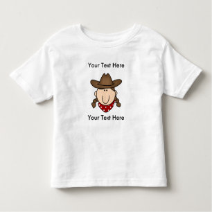 CUSTOM COW GIRL BROWN T-Shirt