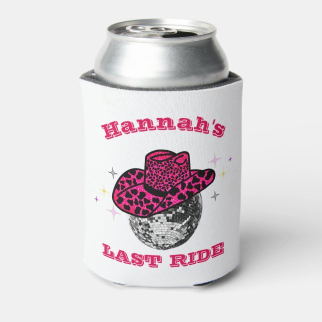 Custom Cowgirl  Bachelorette Party    Can Cooler (Can Back)