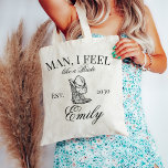 Custom Cowgirl Bachelorette Party Social Club Tote Bag<br><div class="desc">Giddy up, cowgirls! Our Custom Cowgirl Bachelorette Party Social Club Tote Bag is the perfect accessory for your Nashville bachelorette adventure. Crafted with all the key attributes for your custom western-themed bash, this tote bag combines style and practicality for you and your bridal party. Designed to capture the essence of...</div>