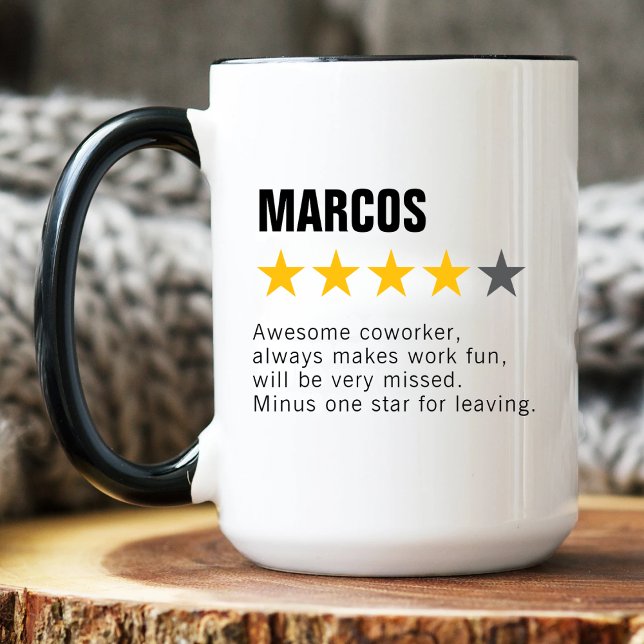 Custom Coworker Going Away Farewell Work Friend Coffee Mug (Creator Uploaded)