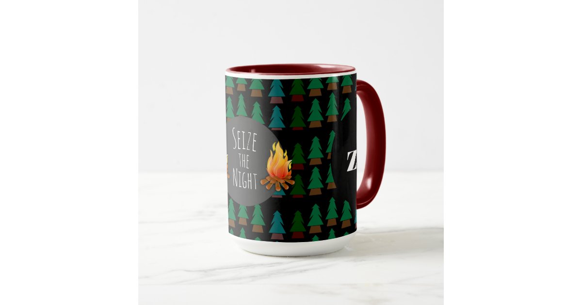 Custom Cozy Fun Overnight Camp Coffee or Tea Mug | Zazzle.com