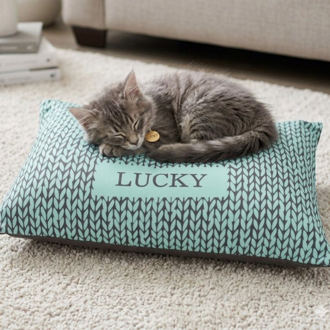 Custom Cozy Knit Pattern  Pet Bed (Creator Uploaded)