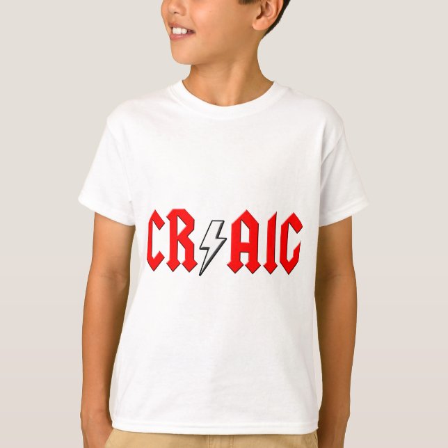 custom CRAIG rock and roll shirt (Front)