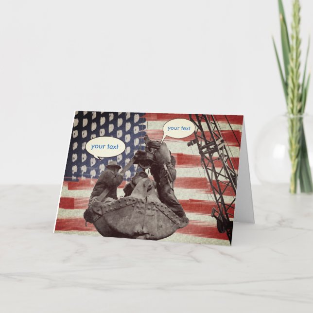 Custom Crane Operator Birthday Card Your Text ! (Front)