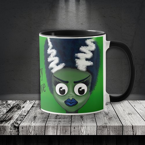Custom Crazy In Love Bride of Frankenstein Coffee Mug