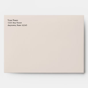 Custom Cream Addressed Christmas Card Envelopes