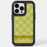 Pastel Floral Uneven Checkered Pattern iPhone 15 14 Rugged Case