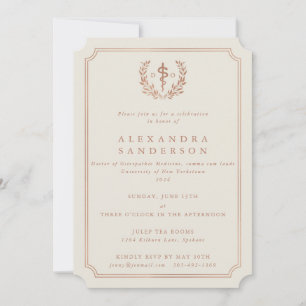 Custom_Cream + Rose Gold Foil Graduation Invitation