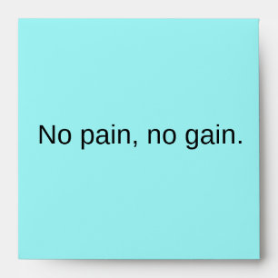 Custom Creat Your Own text GYM motivation Envelope