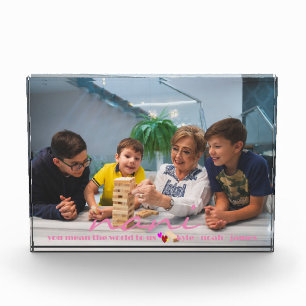 Custom Create Personalized Photo Block Gift