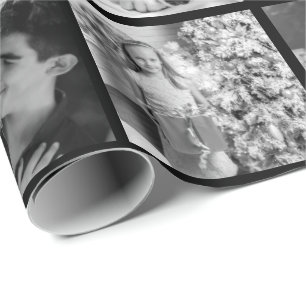 Custom Create-Your-Own 30 Photo Collage Gift Wrapping Paper