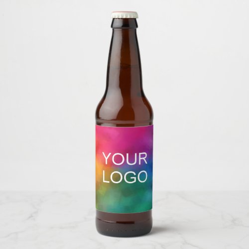 Custom Create Your Own Business Logo Template Beer Bottle Label