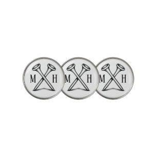Custom Create Your Own Golf Monogrammed Ball Marker