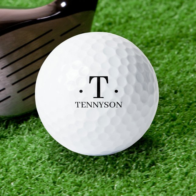 Custom Create Your Own Golf Theme Monogrammed Balls (Creator Uploaded)